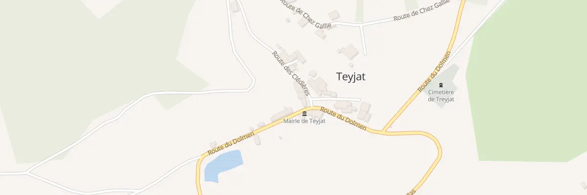 Plan du 21 Rte des Clédières à Teyjat