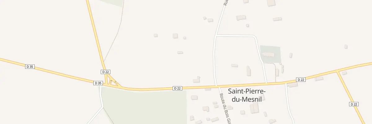 Plan du 16 Rte du Chateau - St Pierre du à Mesnil-en-Ouche