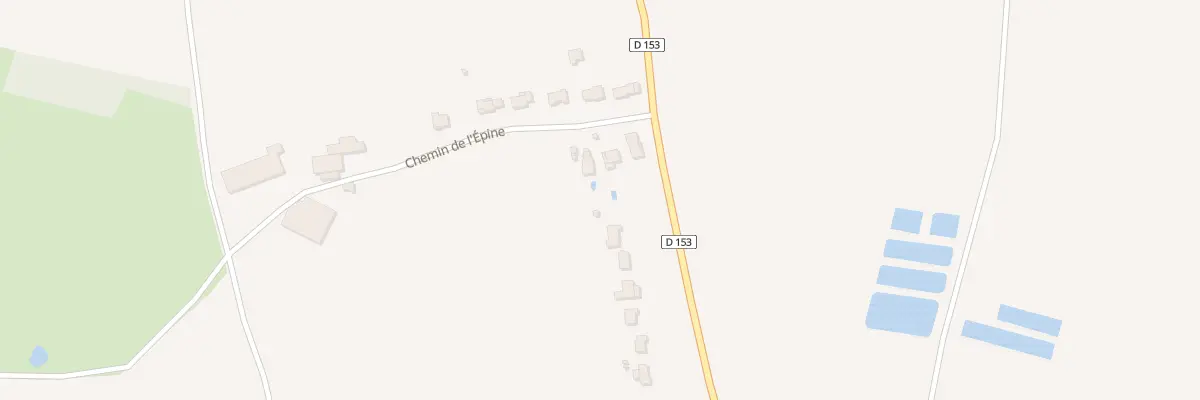 Plan du 5 Che de l’Épine à Pouillé