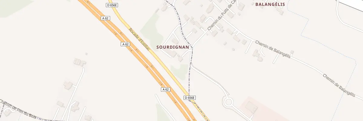 Plan du 1 Rte des Nauzes à Roquefort