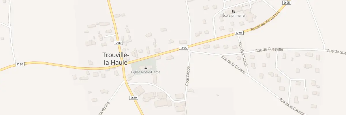 Plan du 135 Rte de Vieux Port à Trouville-la-Haule