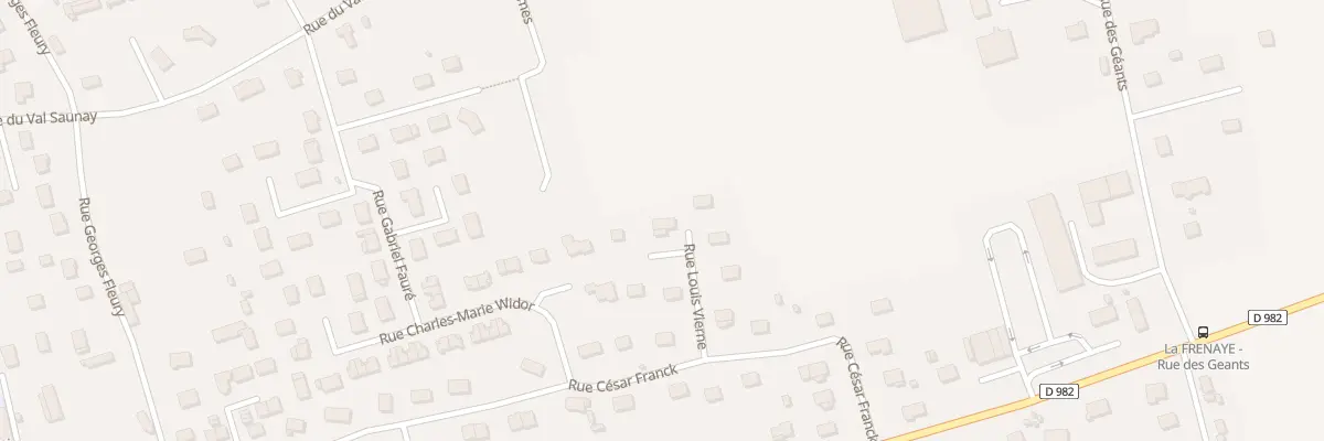 Plan du 9 Rue Louis Vierne à La Frénaye