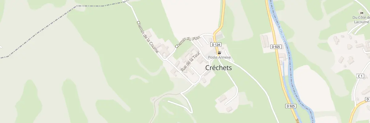 Plan du 5006 Che de la Coume à Créchets