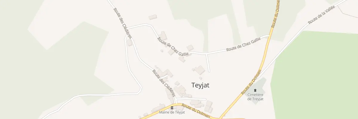 Plan du 183 Rte de Chez Gallie à Teyjat