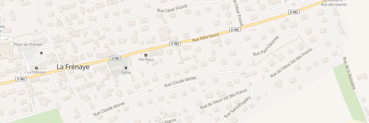 Plan du 72 Rue Félix Faure à La Frénaye