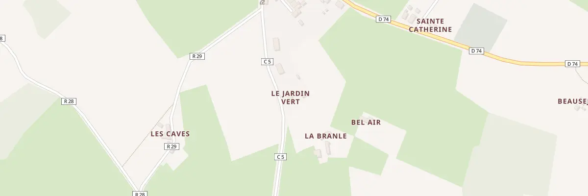 Plan du 5266A Jardin Vert à Saint-Michel-de-Chavaignes