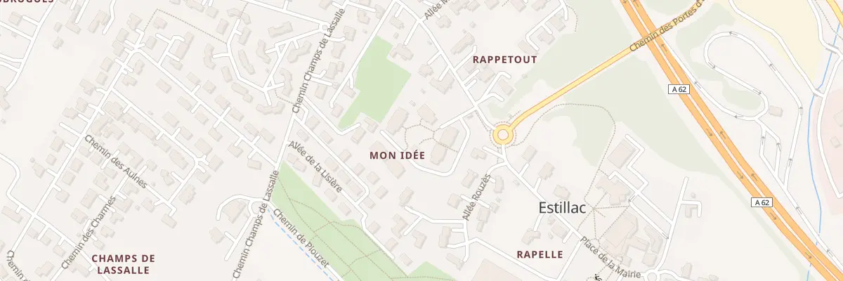 Plan du 1 Che de Rappetout à Estillac