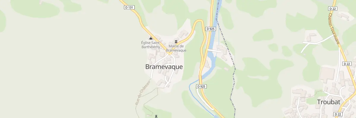 Plan du 5034 Le Village à Bramevaque