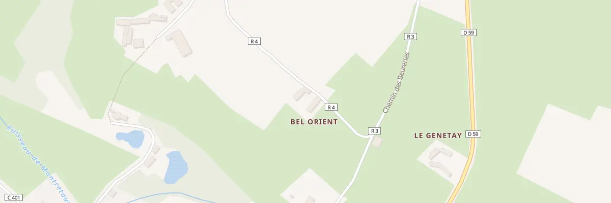 Plan du 487 Che des Beureries à Dehault