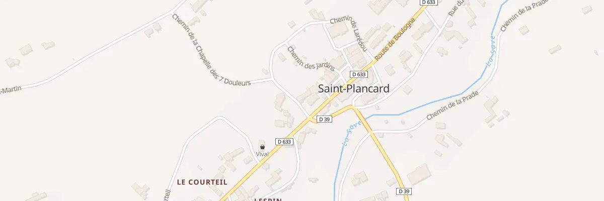 Plan du 2 Chem Chapelle des 7 Douleurs à Saint-Plancard