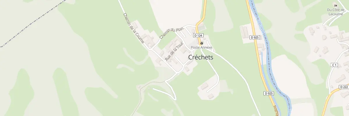 Plan du 5011 Che de la Coume à Créchets
