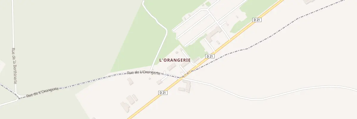 Plan de L’Orangerie à Ingrandes