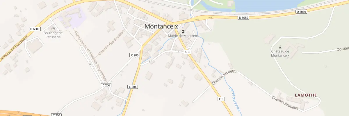Plan du 5 Rue du Petit Lavoir à Montrem