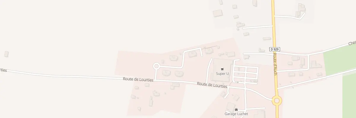 Plan du 360 Rte de Lourties à Masseube