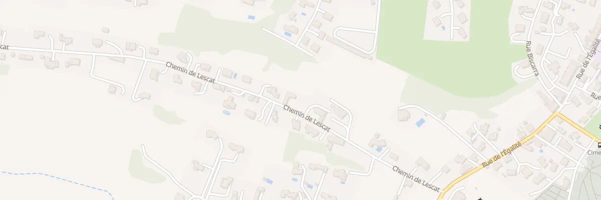 Plan du 34 Che de Lescat à Auch