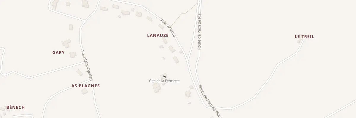 Plan du 175 Voie Lanauze à Dolmayrac