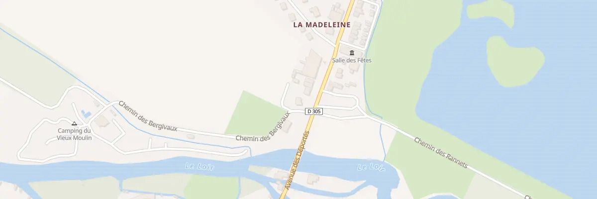 Plan du 7 Av des Deportes à La Chartre-sur-le-Loir