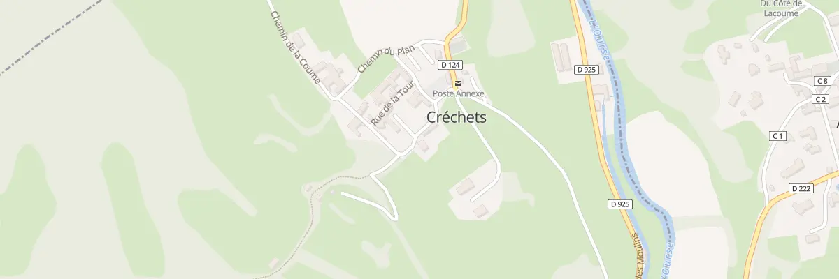 Plan du 5039 Le Village à Créchets