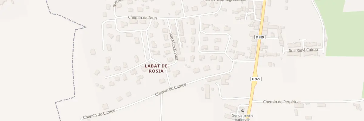 Plan du 3 Rue Marcel Paul à Masseube