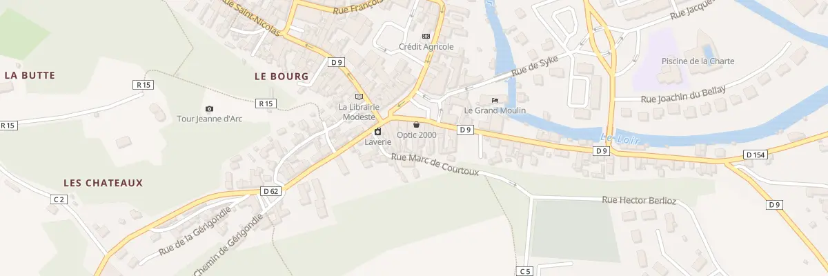 Plan du 7 Pl de la Republique à La Chartre-sur-le-Loir