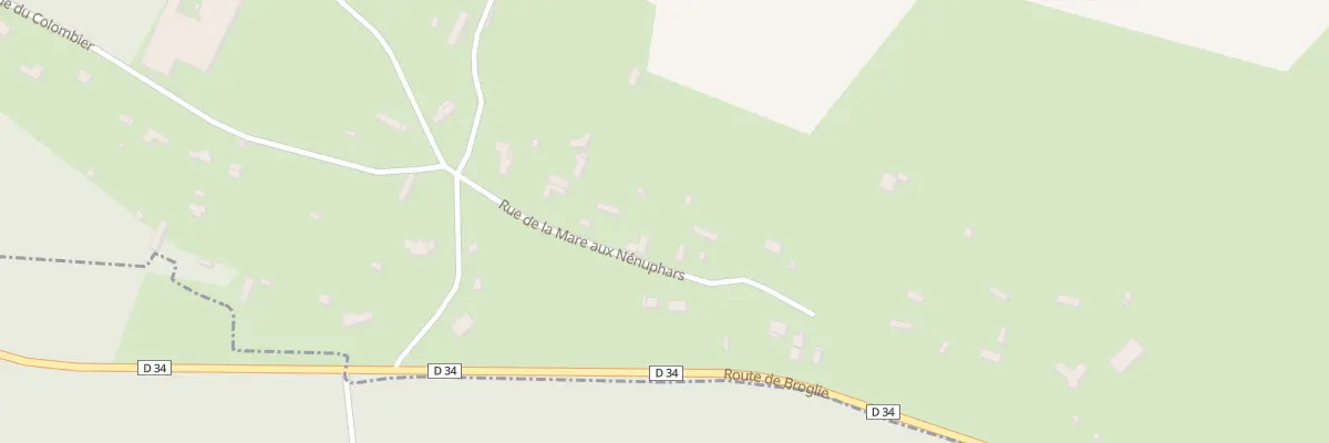 Plan du 14 Rue de la Mare aux Nenuphars à Ferrières-Saint-Hilaire