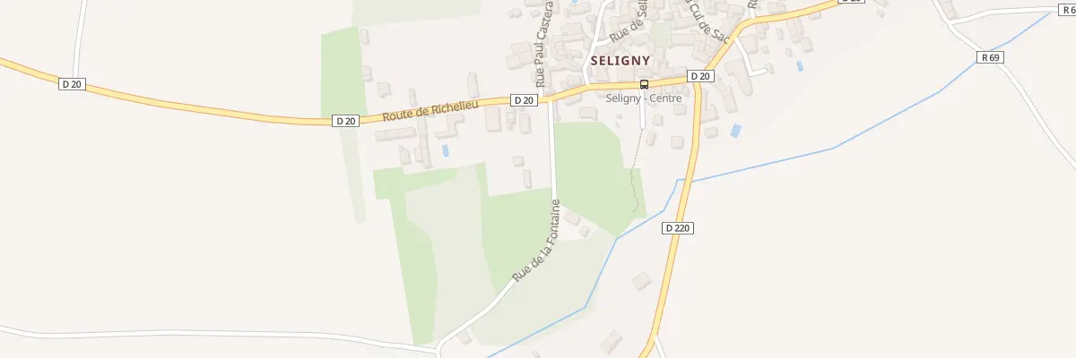 Plan du 2 Rue de la Fontaine à Antogny-le-Tillac