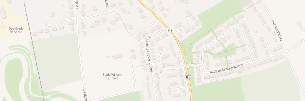 Plan du 8 All de la Fausse Rouere à Pont-de-Ruan