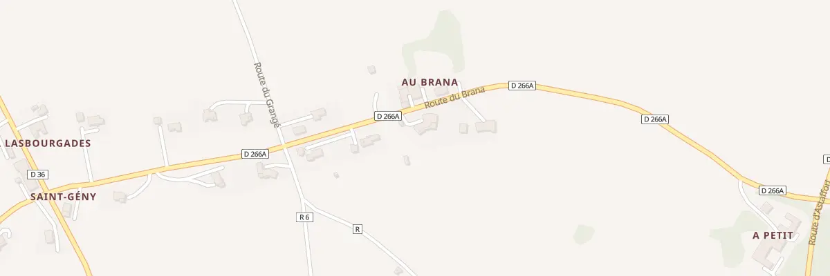 Plan du 5068 A Corne à Saint-Martin-de-Goyne