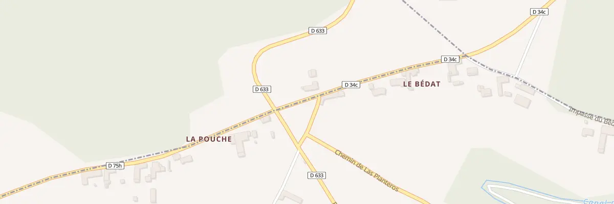 Plan du 16 Goute Baque à Sédeilhac