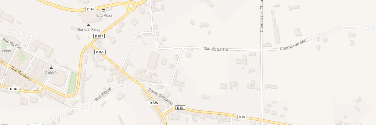 Plan du 6 Rue Sartor à Montréjeau