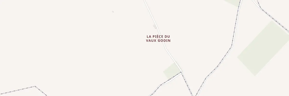 Plan du 5972 Piece du Vaux Godin à Marçon