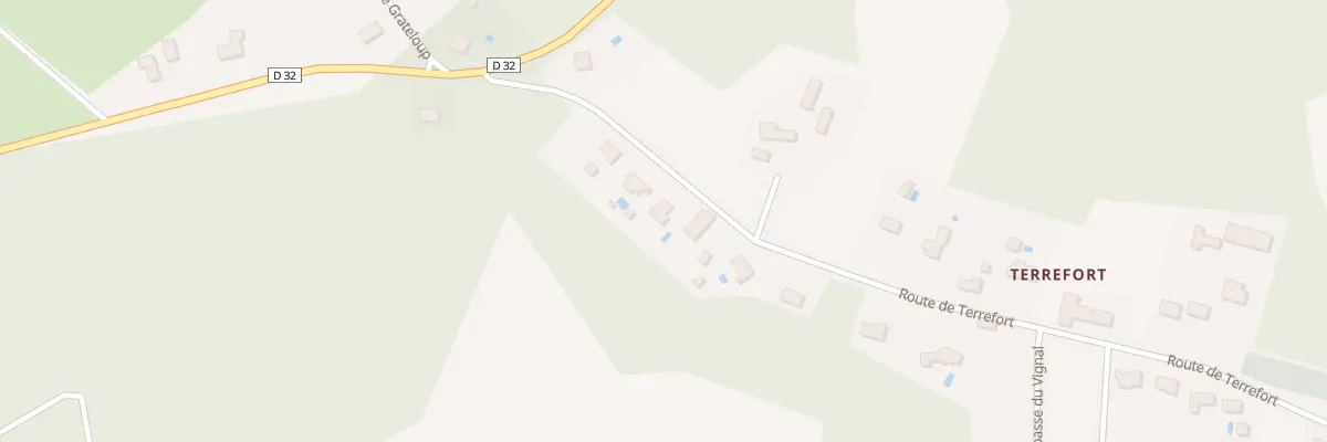 Plan du 112A Le Vignal à Saint-Sauveur