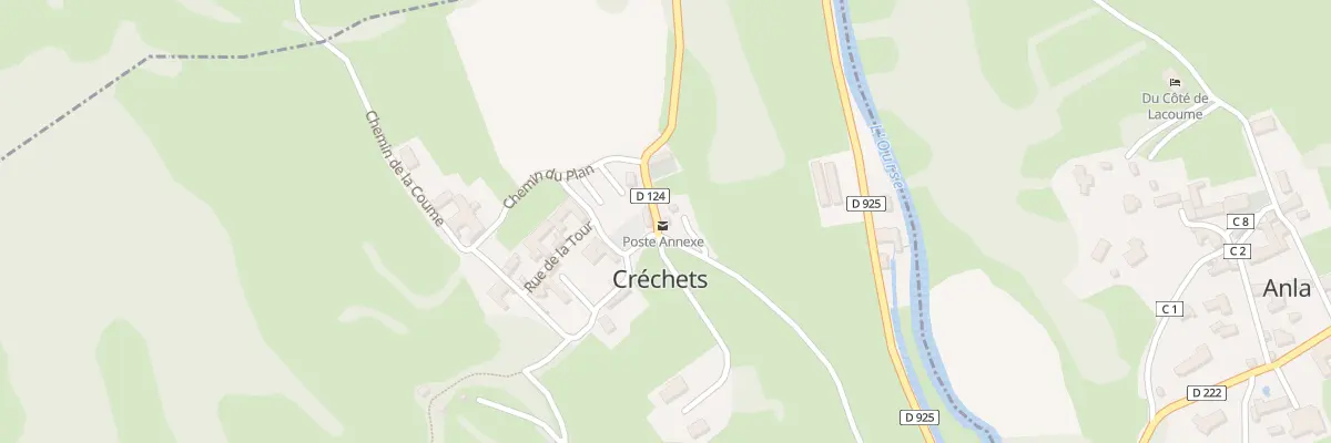 Plan du 5013 Che de Layris à Créchets