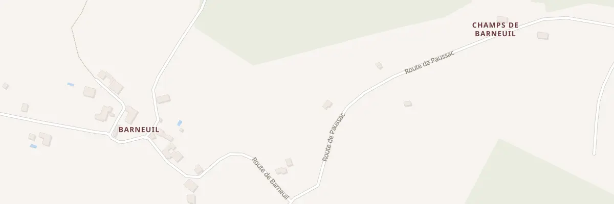 Plan du 98 Rte de Paussac à Brantôme en Périgord