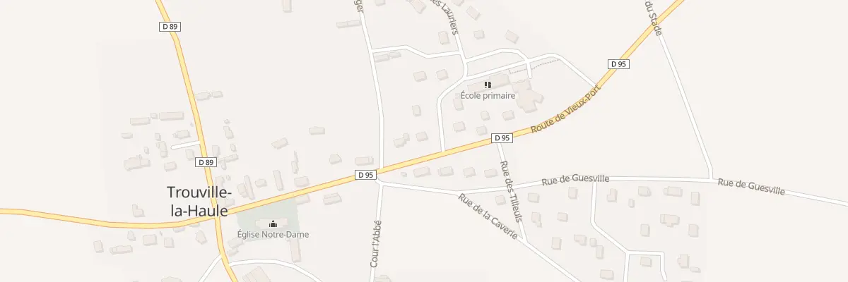 Plan du 20 Rue de l’Ecole à Trouville-la-Haule