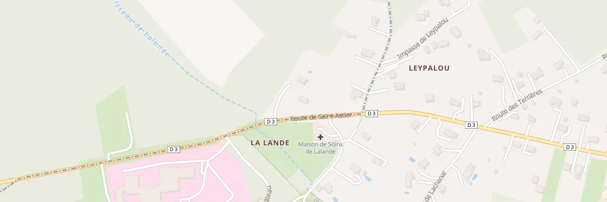 Plan du 56 Rte de Saint-Astier à Léguillac-de-l’Auche