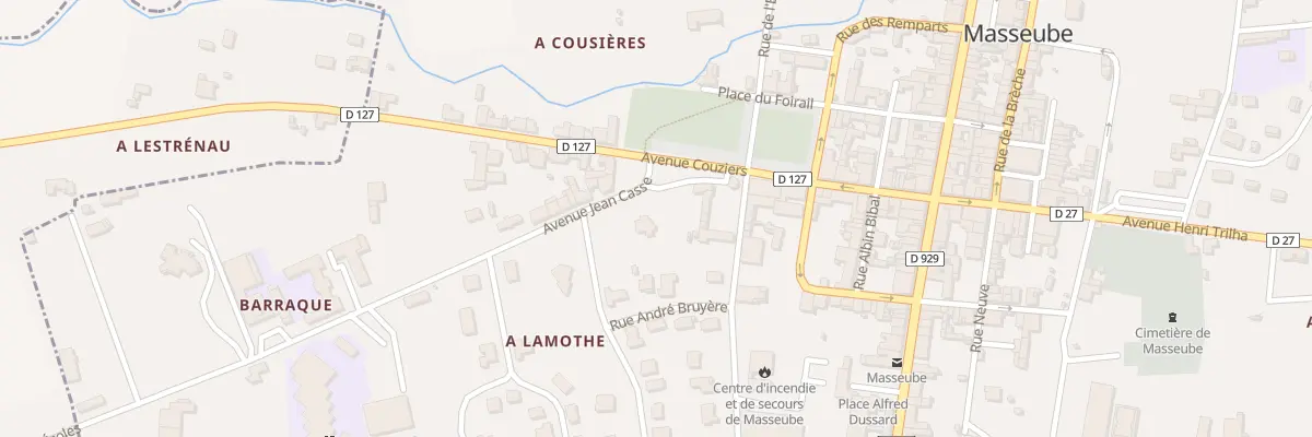 Plan du 11 Pl du Foirail à Masseube
