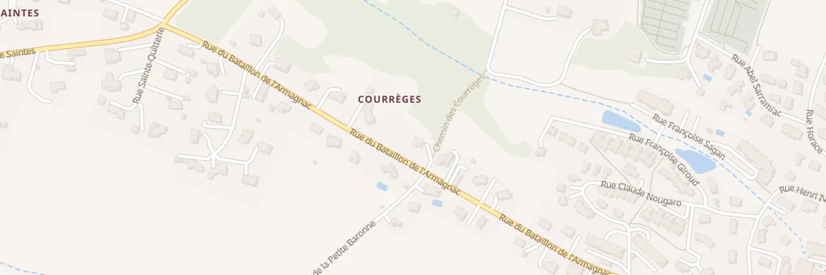 Plan du 28 Rue du Bataillon de l’Armagnac à Auch