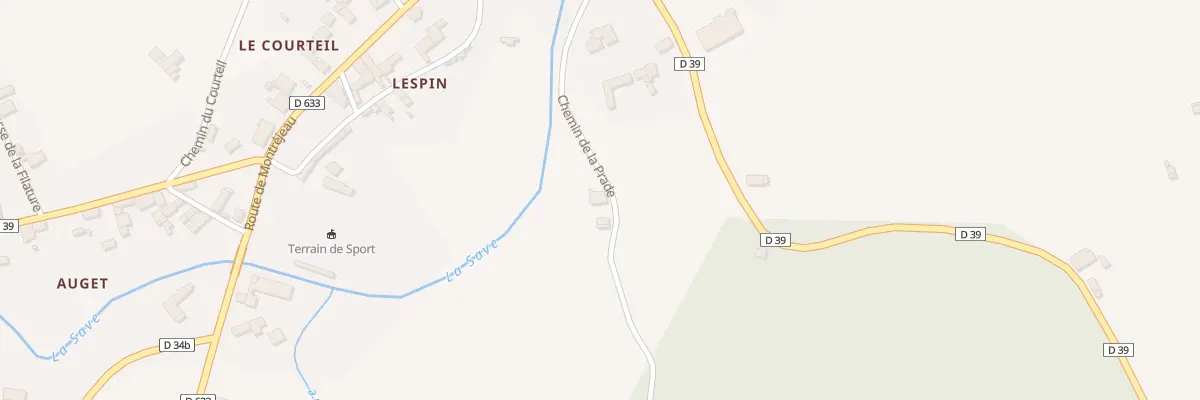 Plan du 2 Chem de la Prade à Saint-Plancard