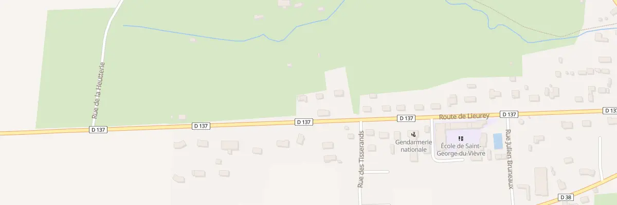 Plan du 586 Rte de Lieurey à Saint-Georges-du-Vièvre