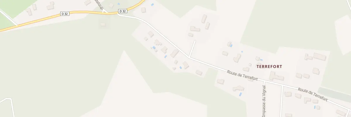 Plan du 117 Le Vignal à Saint-Sauveur