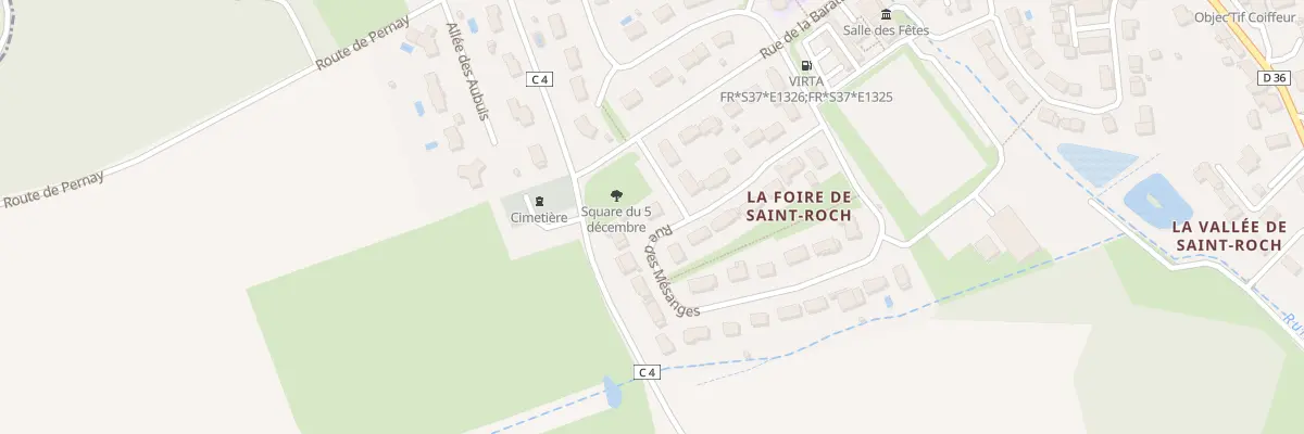 Plan du 28 Rue des Mésanges à Saint-Roch
