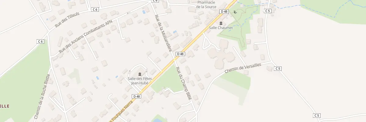Plan du 5601 Rue du Champ Bêlé à Semblançay