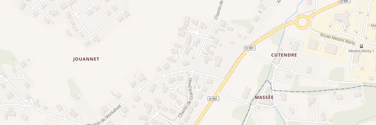 Plan du 4 Che de Montalivet à Estillac