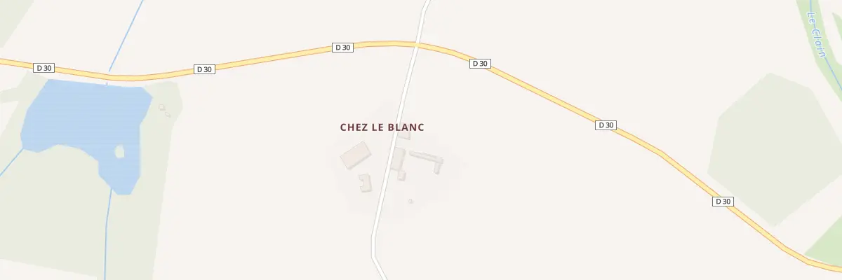 Plan du 1 Chez Le Blanc à Hiesse