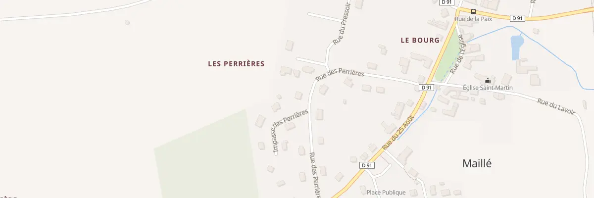 Plan du 5 Rue des Perrières à Maillé