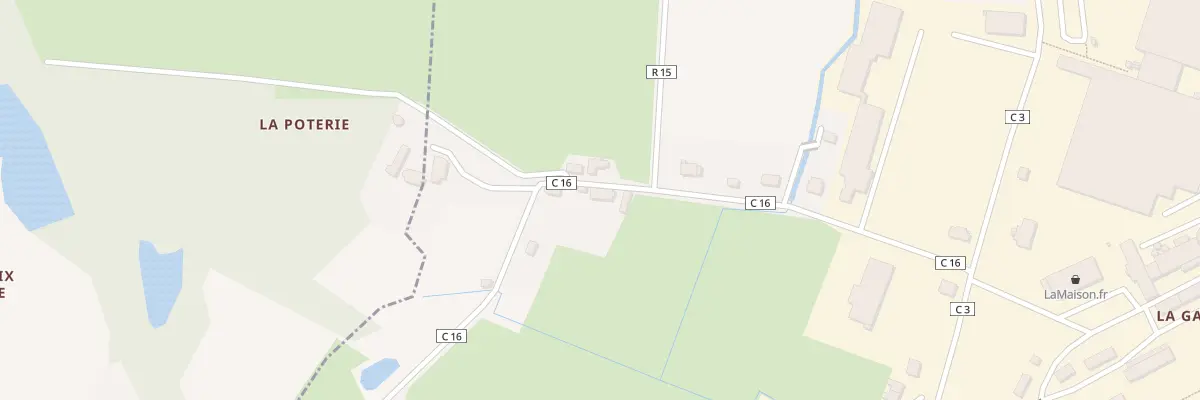 Plan du 2 Che de la Poterie à La Chartre-sur-le-Loir