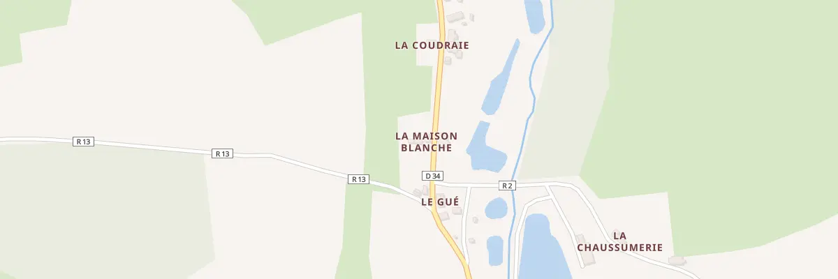 Plan du 4 La Maison Blanche à Tresson