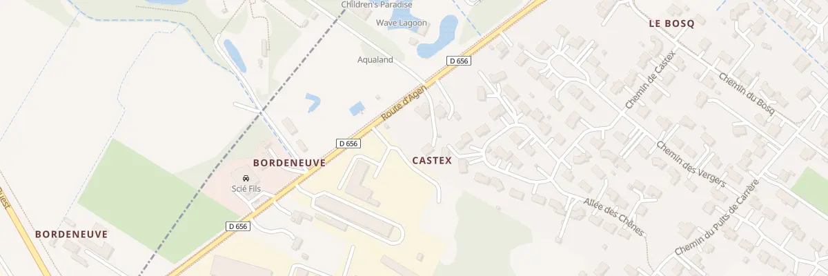Plan du 40 Rte d’Agen à Estillac