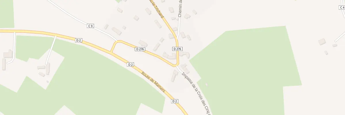 Plan du 12 La Croix des Cinq Charmes à La Chapelle-du-Bois